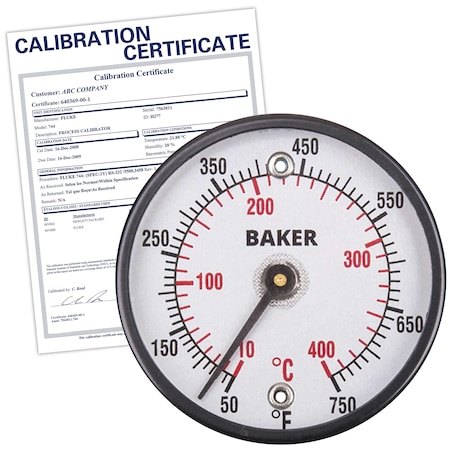 Baker Instruments 314FC-NIST Magnetic Surface Thermometer, 50 to 750 deg F 314FC-NIST